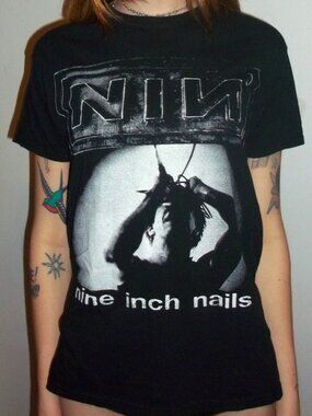 Nine Inch Nails Pretty Hate Machine Graphic Band Tee ☆